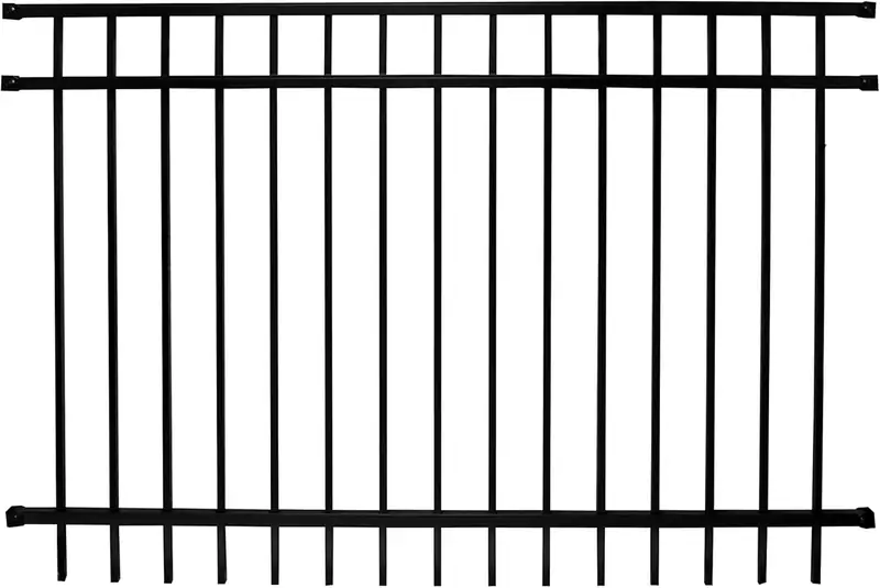 Aluminum metal pool fence