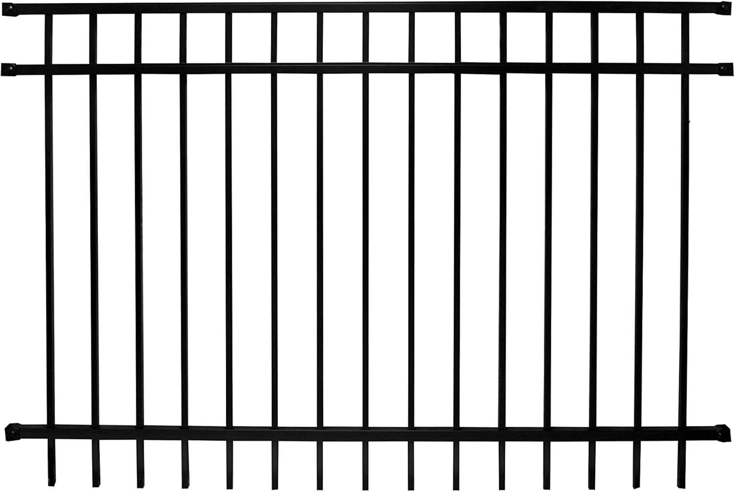 Aluminum metal pool fence