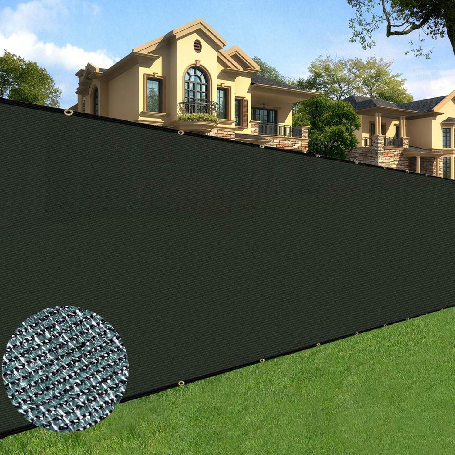 Mesh pool fence